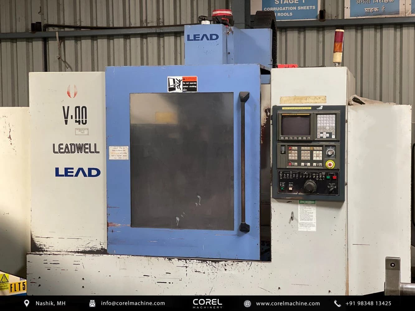 Used LEADWELL V-40 VMC — Vertical Machining Centers