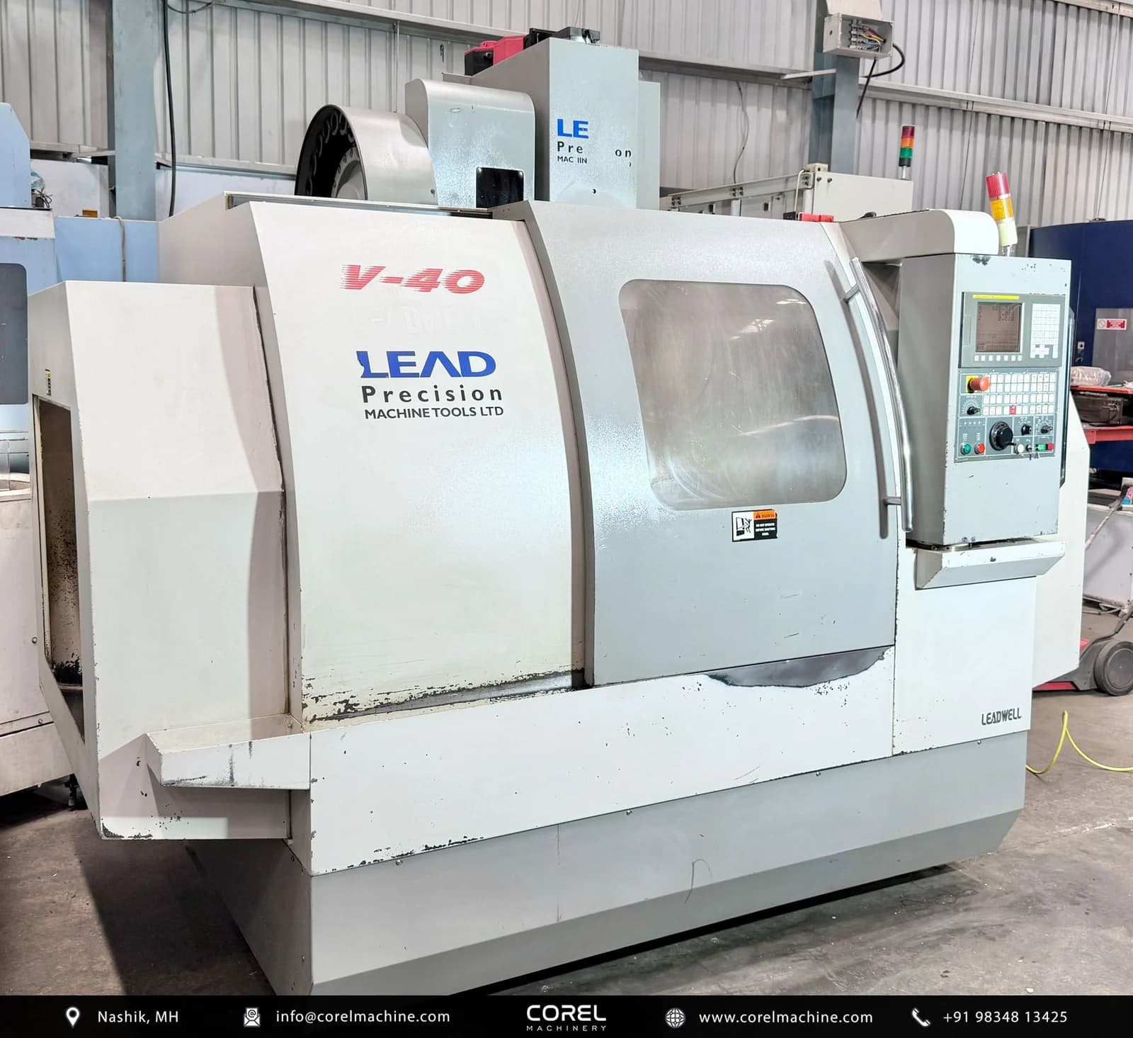 Used 2008 LEADWELL V40 VMC — Vertical Machining Centers