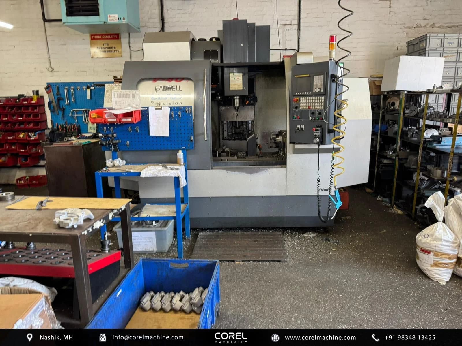 Used LEADWELL V40 VMC (4-Axis) — Vertical Machining Centers