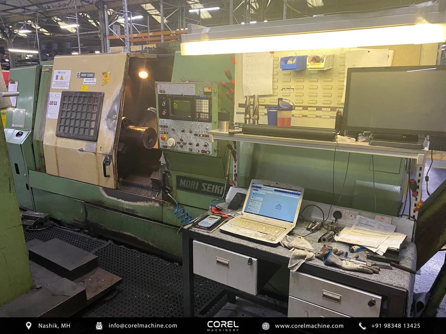Used MORI SEIKI SL35/1500 CNC LATHE (IN TRANSIT) — CNC Turning Centers