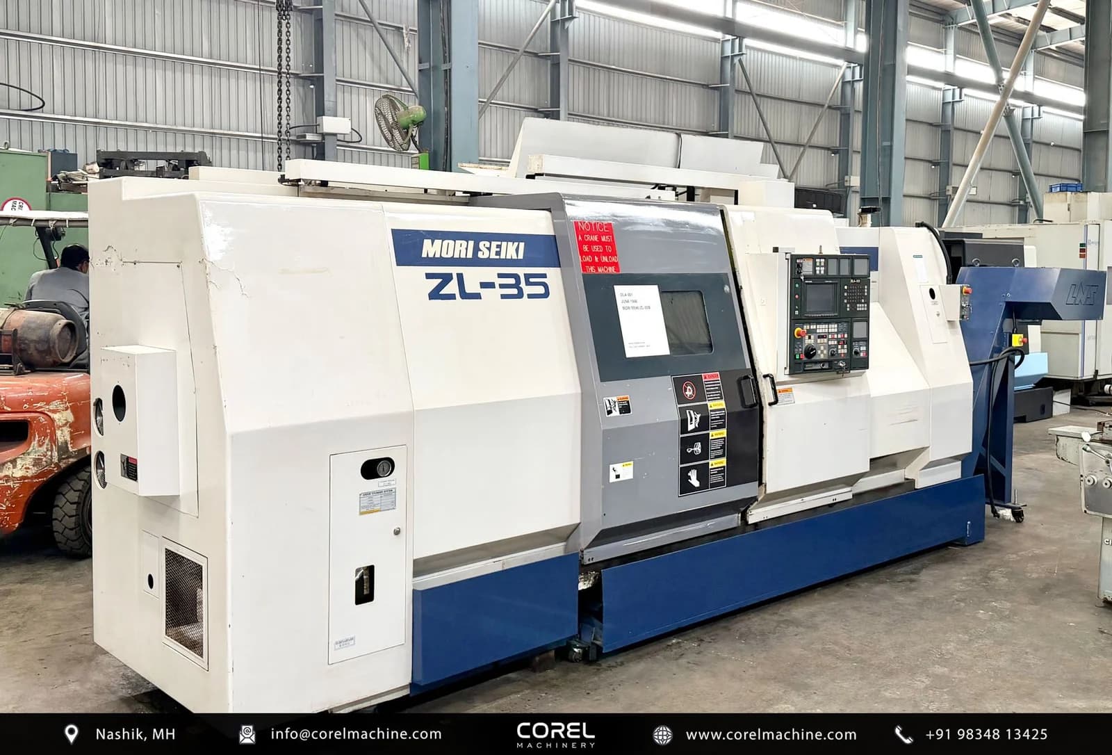 Used MORI SEIKI ZL-35B / 1500 CNC LATHE — CNC Turning Centers