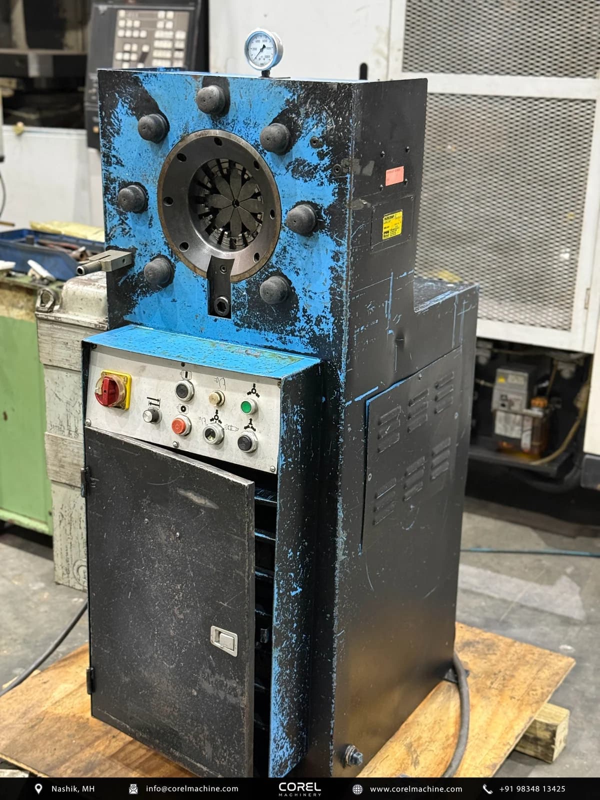 Used PARKER ADJUSTABLE HYDRAULIC CRIMPER — Miscellaneous
