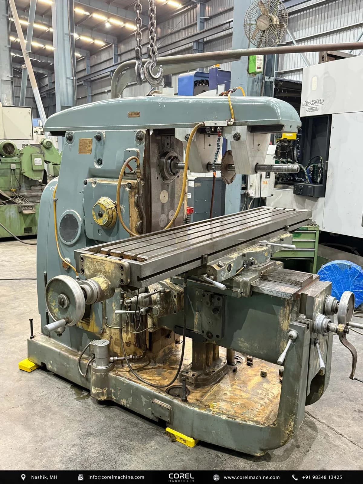 Used POLAMCO FWA-41M HORIZONTAL MILLING — Milling Machines