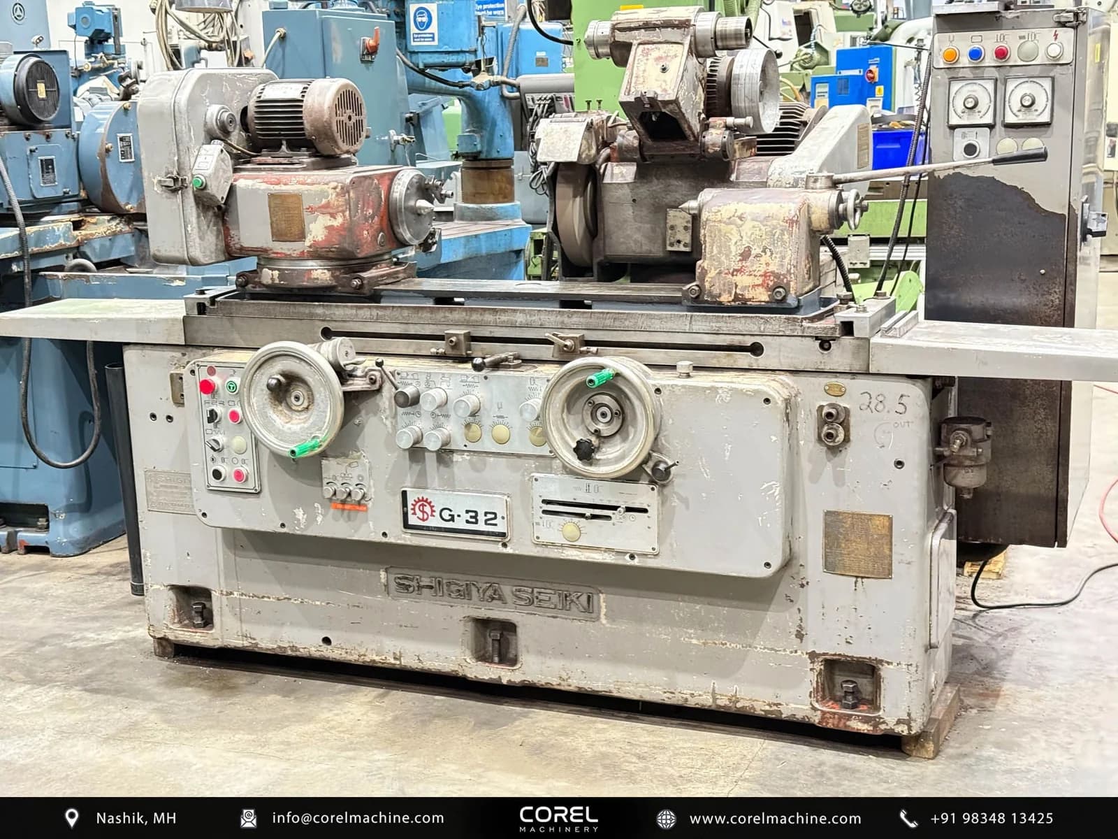 Used SHIGIYA-OKAMOTO G32 PRODUCTION I.D./O.D. CYLINDRICAL GRINDER — Cylindrical Grinders