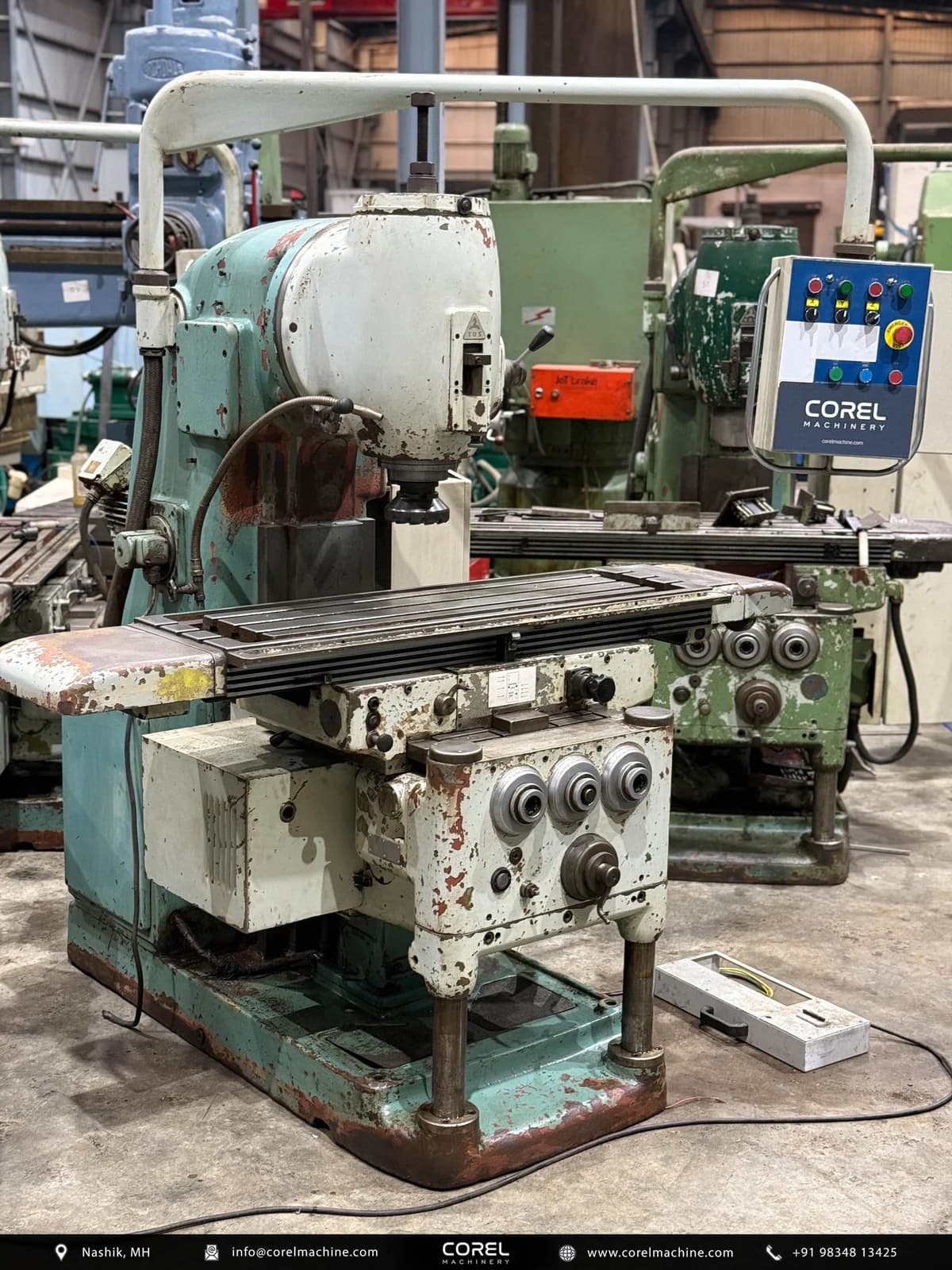 Used TOS VERTICAL MILLING MACHINE — Milling Machines