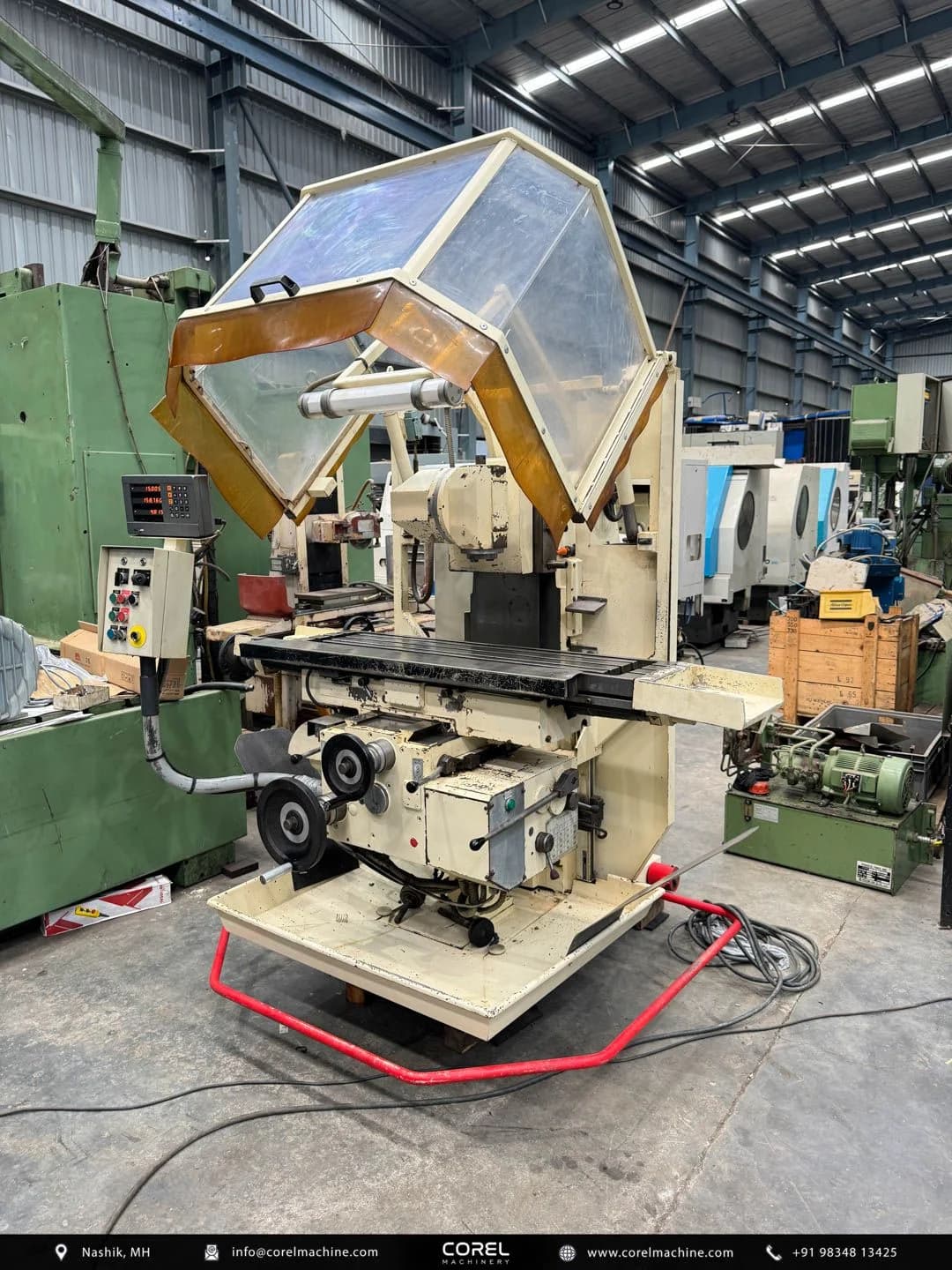 Used VERNIER FV270 UNIVERSAL MILL — Milling Machines