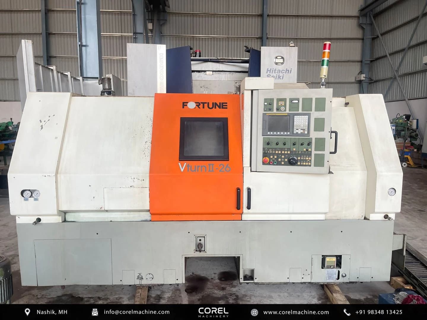 Used VICTOR FORTUNE VTURNII-26 CNC LATHE — CNC Turning Centers